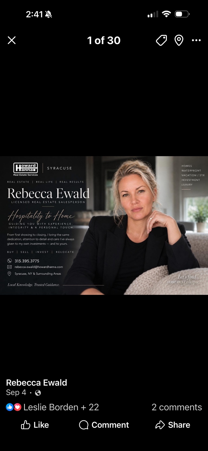 Rebecca Ewald, Howard Hanna real estate salesperson